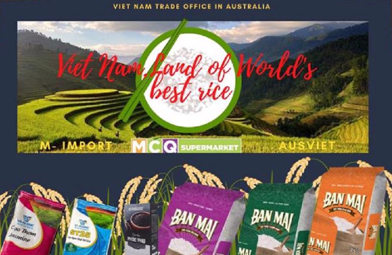 ơn 10.000 người tiêu dùng Australia sẽ được mời dùng thử gạo Việt 
